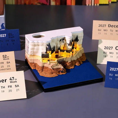 Enchanted Castle 3D Calendar (2027 Edition)