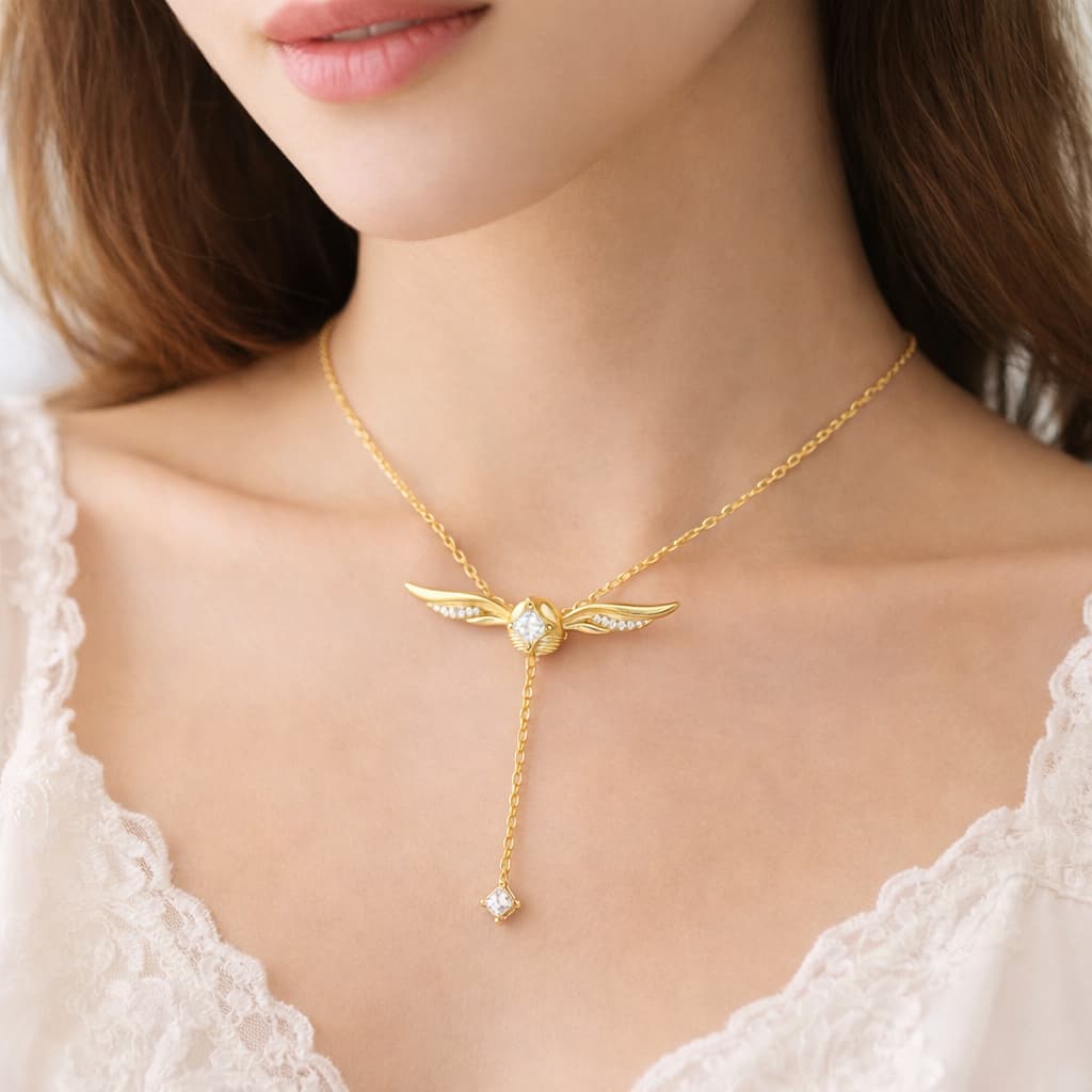 Golden Snitch Locket Necklace