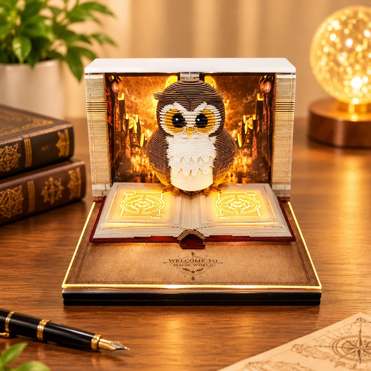 Owl Guardian 3D Calendar (2027 Edition)
