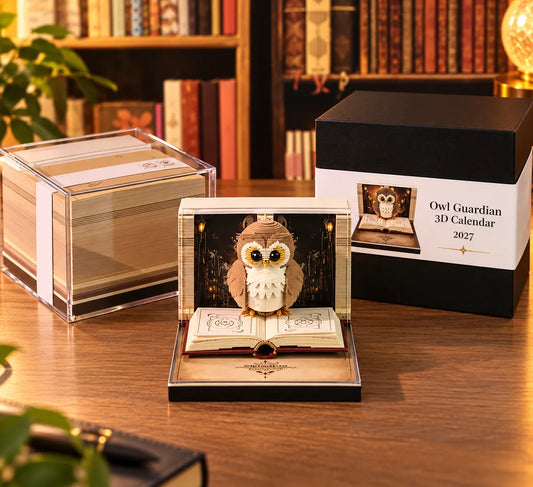 Owl Guardian 3D Calendar (2027 Edition)