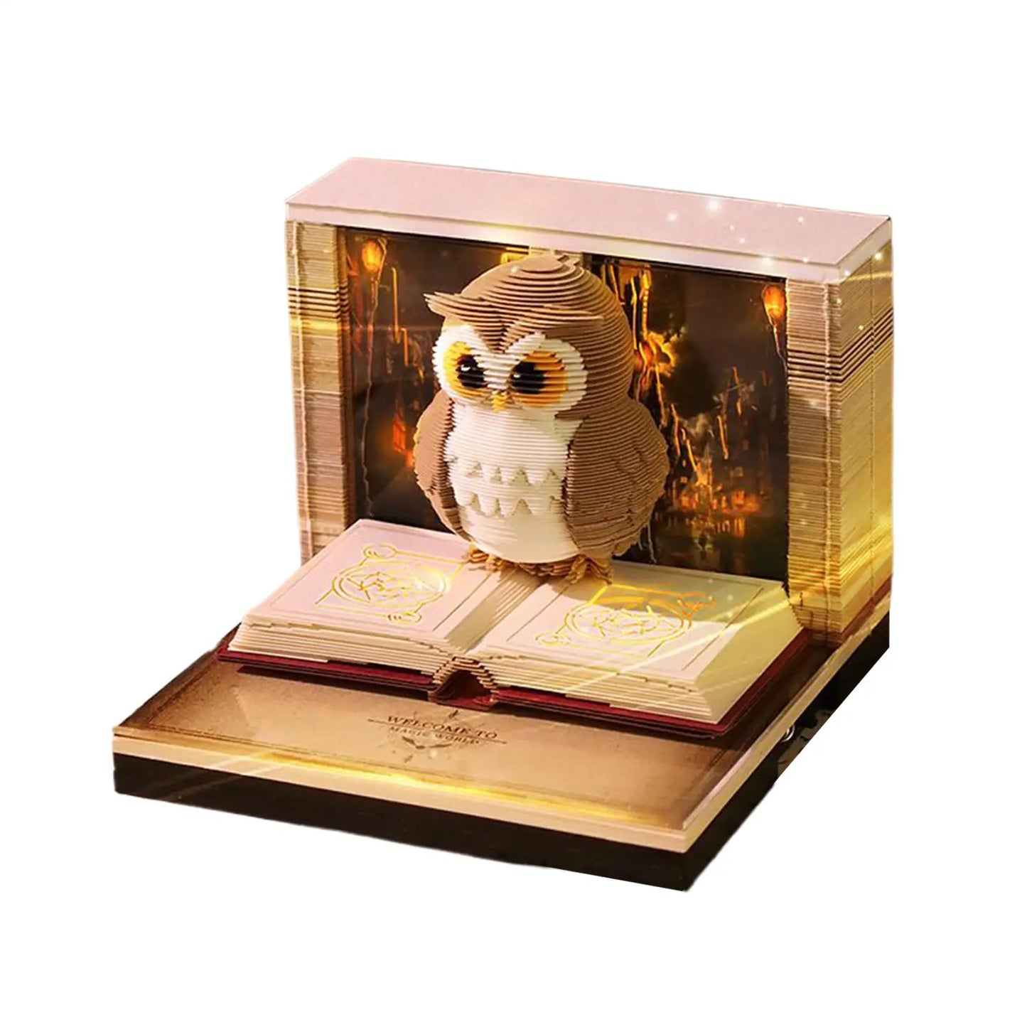 Owl Guardian 3D Calendar (2026 Edition)