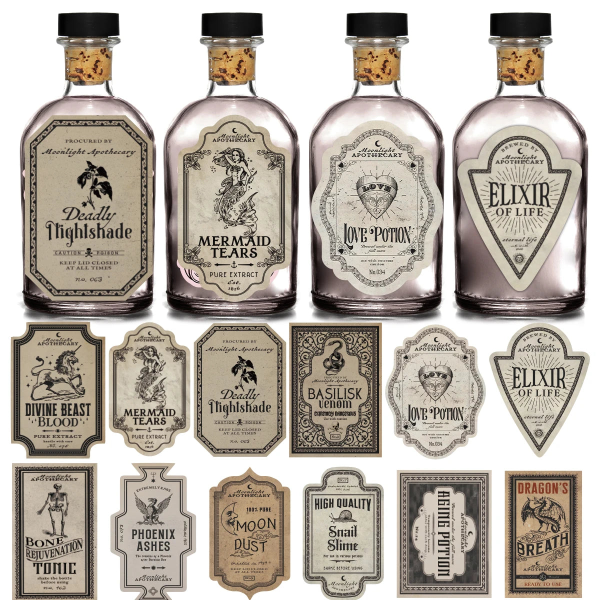 Alchemist’s Labels (12 Pieces)