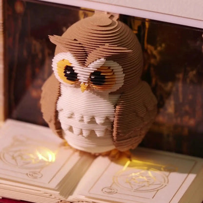 Owl Guardian 3D Calendar (2026 Edition)