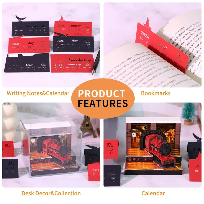 Wizard Express 3D Calendar (2026 Edition)