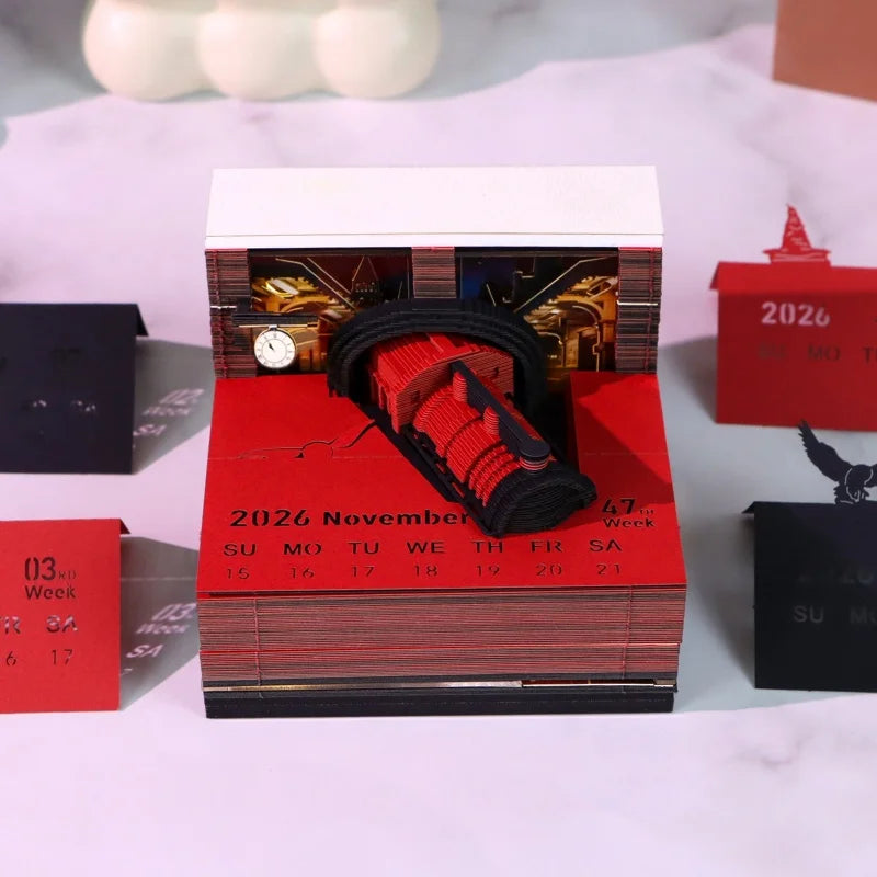 Wizard Express 3D Calendar (2026 Edition)