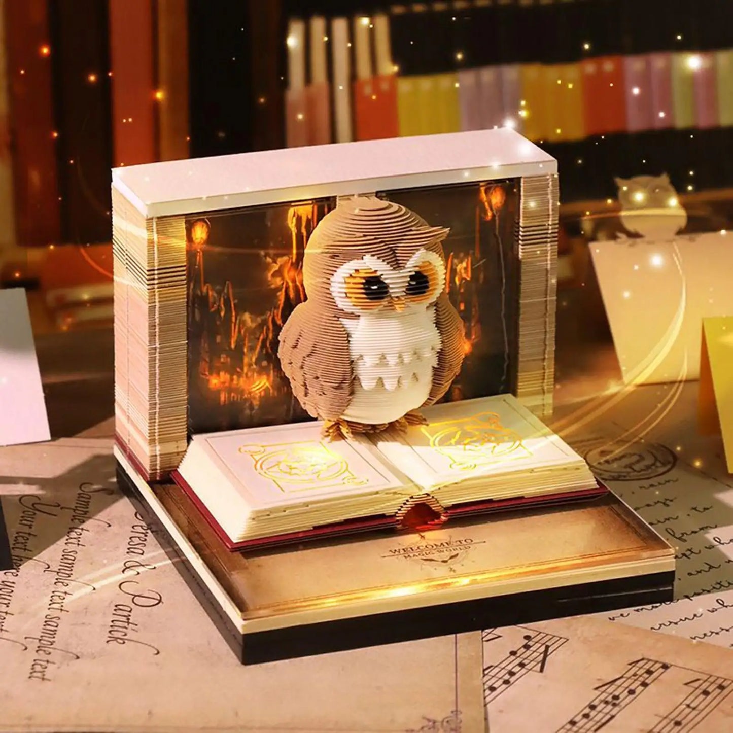 Owl Guardian 3D Calendar (2026 Edition)