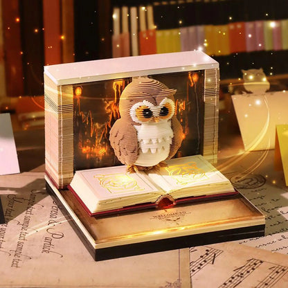 Owl Guardian 3D Calendar (2026 Edition)