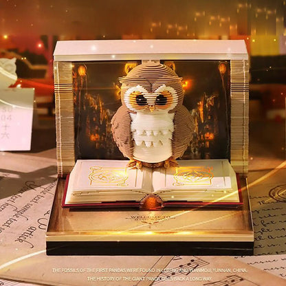 Owl Guardian 3D Calendar (2026 Edition)