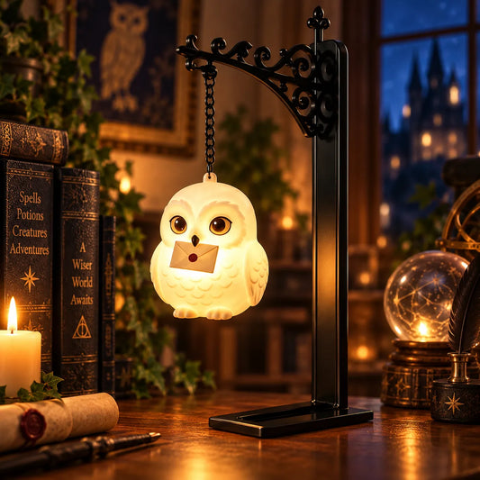 Enchanted Guardian Bookend Lamp