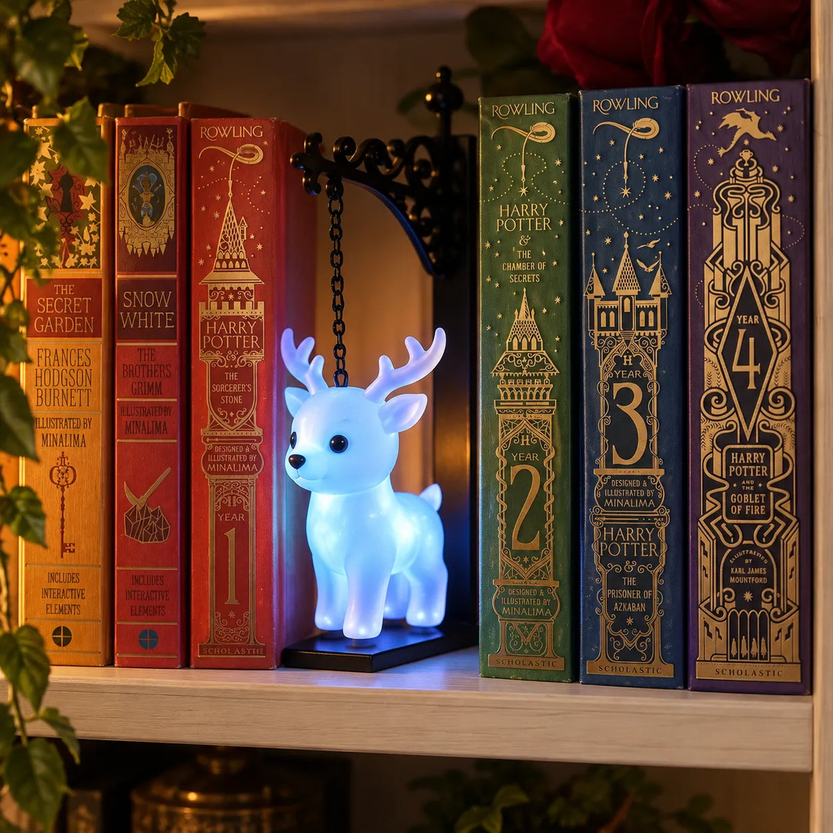 Enchanted Guardian Bookend Lamp
