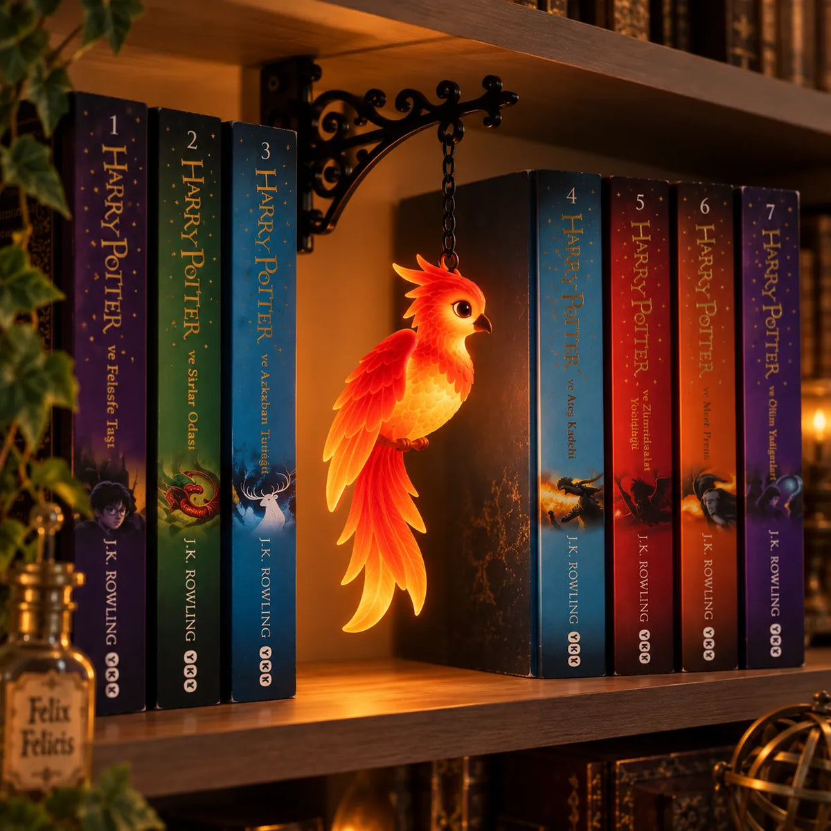 Enchanted Guardian Bookend Lamp